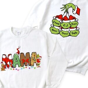 Grinch Mama Christmas Unisex Sweatshirt